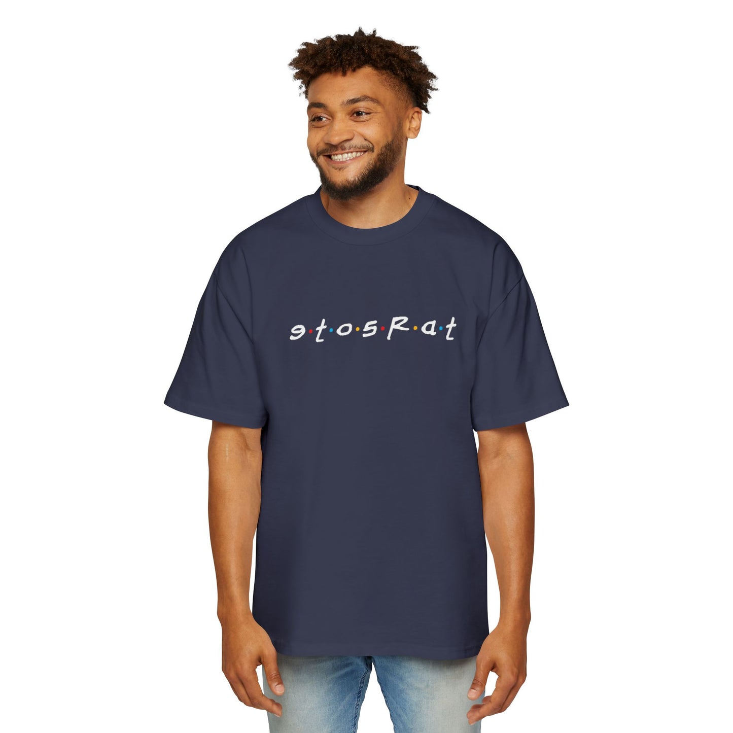 Men's Oversized Tee - Friends TV Show Style - 9to5rat Collection