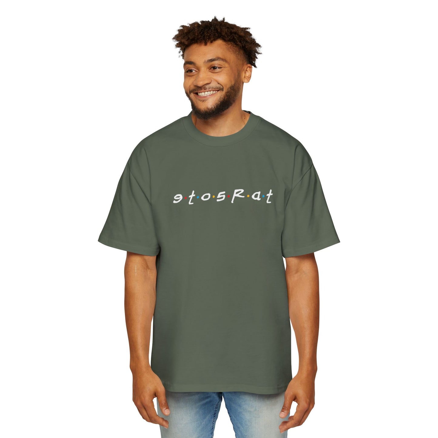 Men's Oversized Tee - Friends TV Show Style - 9to5rat Collection